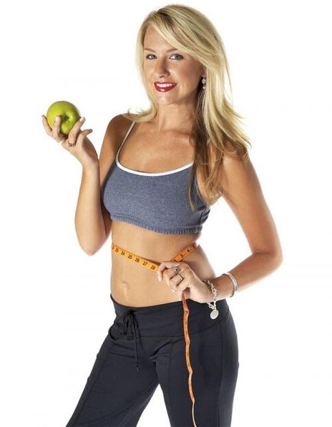 Μήλο για απώλεια βάρους σε ένα μήνα για 10 κιλά